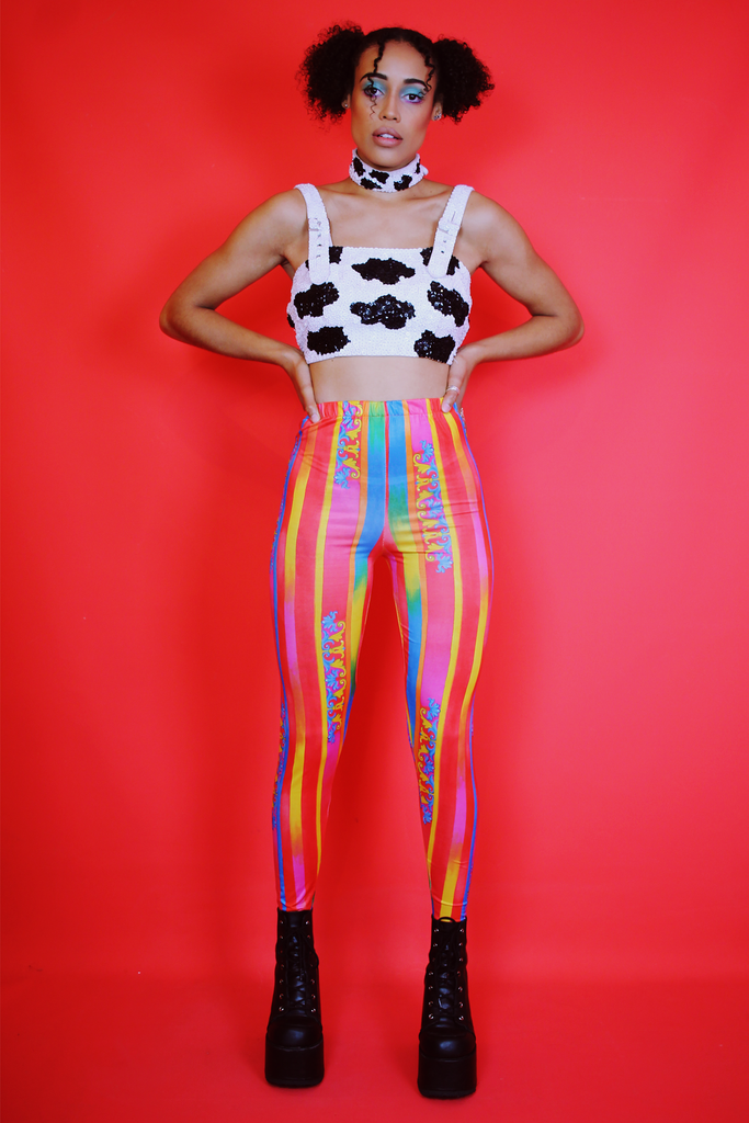 Funky print shop leggings