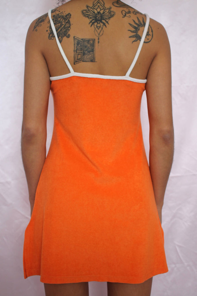Orange Towel Dress